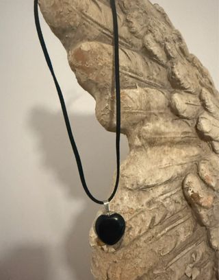 Colgante Corazón Ónix Negro