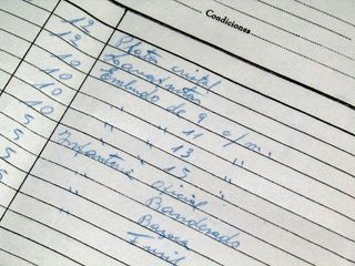 VECCHI FOGLI DI PROPOSTA D'ORDINE REAMSA 1968