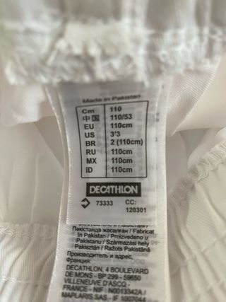 Kimono karate blanco para niño/a
