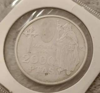 Moneda 2000 Jacobeo 1999 Juan Carlos I Rey España
