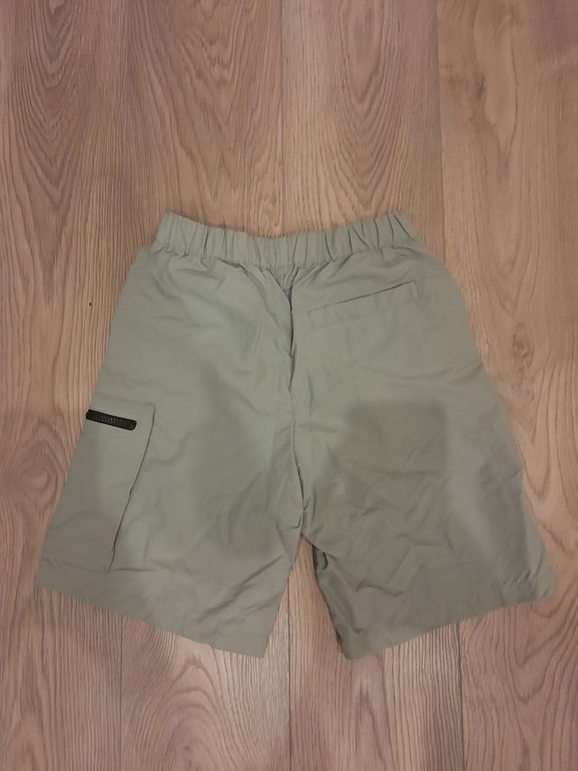 Pantalón Cargo Corto Verde Talla 11-12 Años