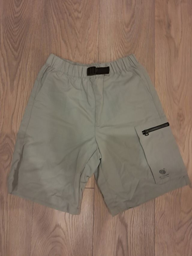 Pantalón Cargo Corto Verde Talla 11-12 Años
