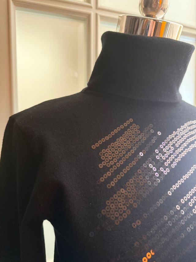 Dolce Vita Maglione Nero Paillettes