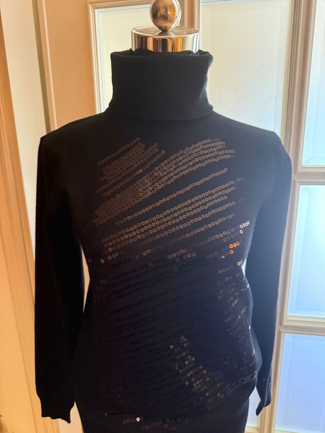 Dolce Vita Maglione Nero Paillettes