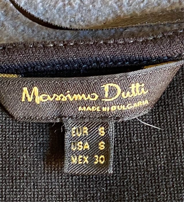 Vestido rayas negro talla S