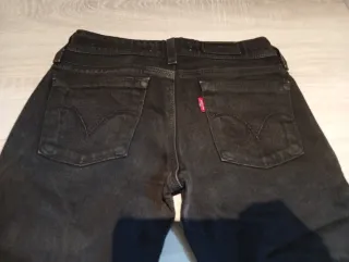 Pantalón Levis Mujer Negro