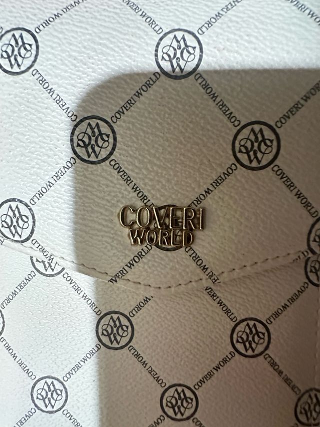 Pochette Coveri World Beige/Grigio