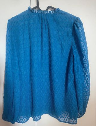 Blusa azul Cortefiel 