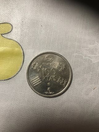 Moneda 100 PTAS ESPAÑA 1982