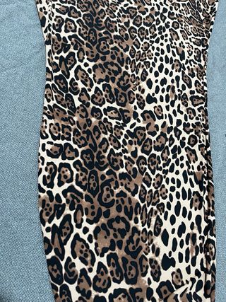 Falda larga Zara estampado leopardo