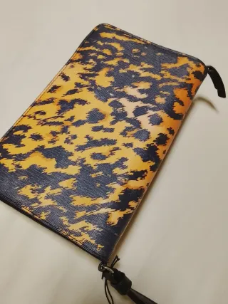 Bolso Cartera Naranja y Negro