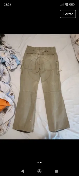 Pantalón cargo verde caqui