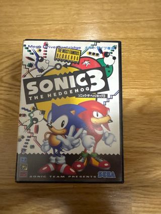 Sonic 3 Mega Drive JAP
