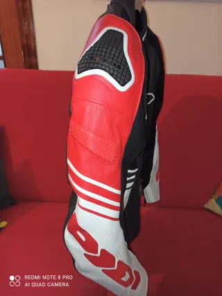 Chaqueta Moto Spidi Negra Roja blanca, Talla 48, 