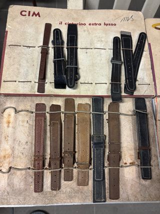 Cinturini per orologi anni 60 da uomo e donna