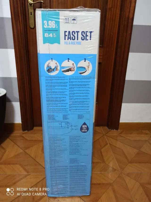 Piscina Hinchable Bestway Fast Set 3.96m