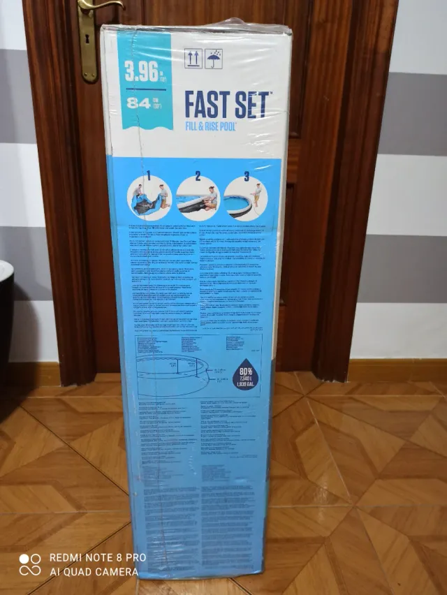 Piscina Hinchable Bestway Fast Set 3.96m