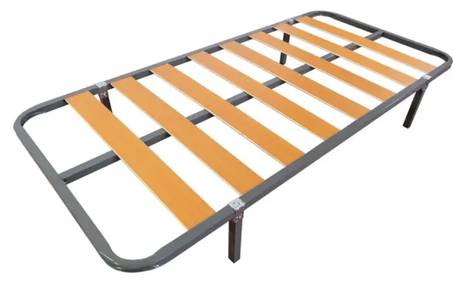 Base Cama Metálica y Madera