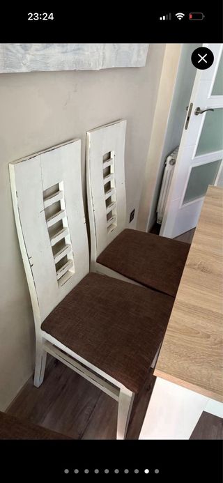 Mesa de comedor extensible moderna regalo sillas