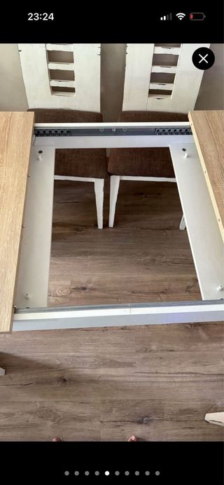 Mesa de comedor extensible moderna regalo sillas