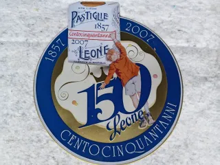 Targa Metallo 150° Pastiglie Leone