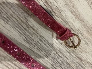 Cinturón rosa brillante niña