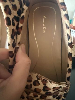 Zapatos Massimo Dutti leopardo piel