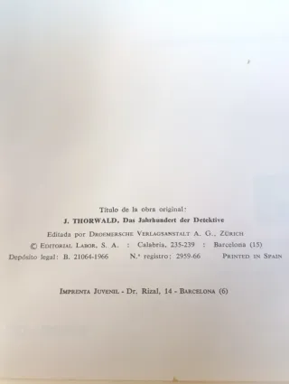 El siglo de la investigación criminal