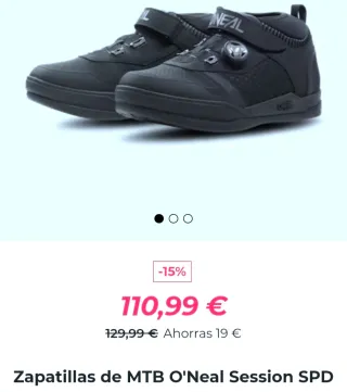 O'Neal Unissex Session SPD Zapatillas MTB Negras