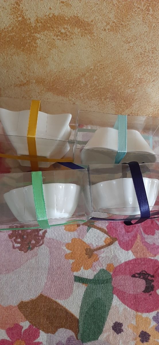 Set 5 ciotoline porcellana