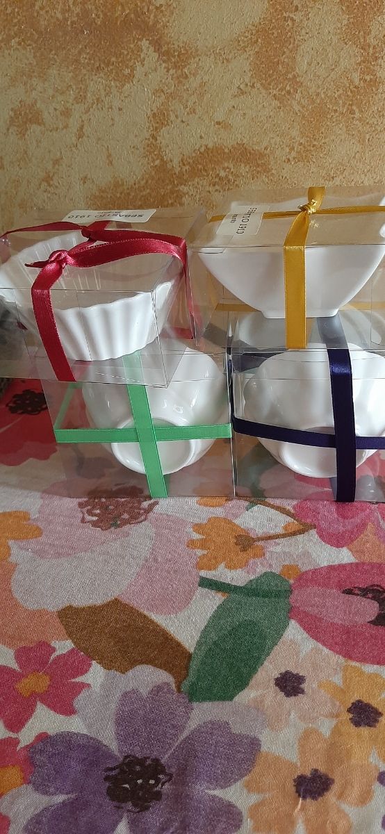 Set 5 ciotoline porcellana