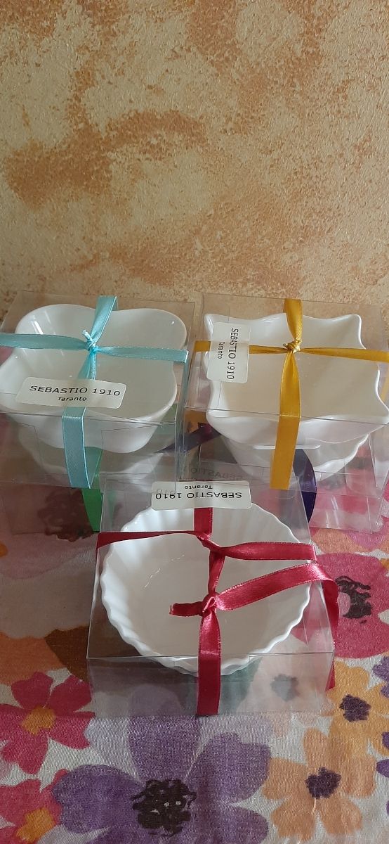 Set 5 ciotoline porcellana