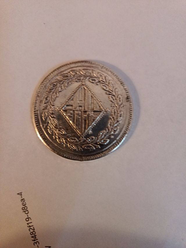 Moneda 5 Pesetas 1814 Barcelona