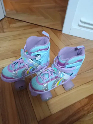 Patines 4 Ruedas Talla 32-35 LED