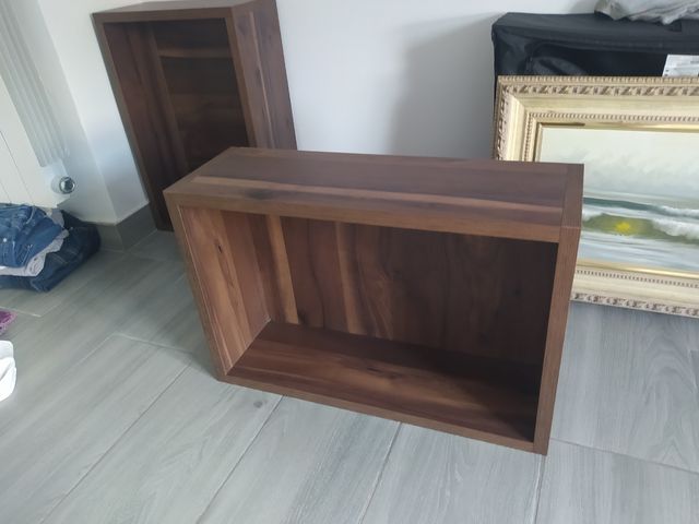 2 ESTANTERIAS DE NOGAL