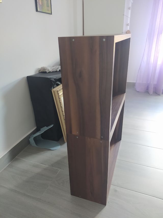 2 ESTANTERIAS DE NOGAL