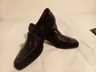 Mocassini tacco Mirada Shoes neri