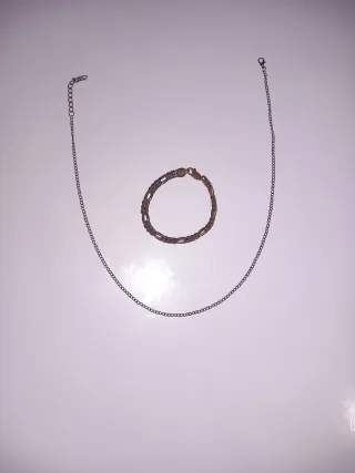 Conjunto Cadena y Pulsera Hombre