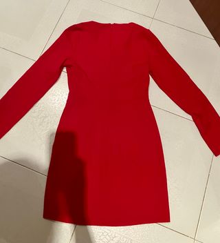 Tubino rosso elegante con strass