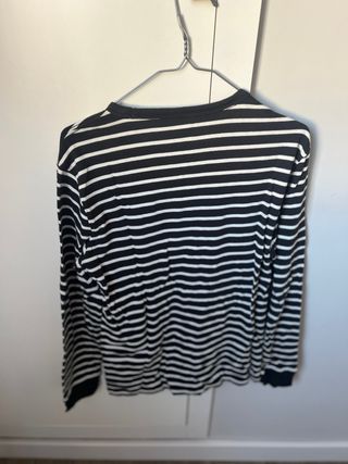 Jersey Gap Rayas Negras y Blancas