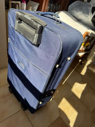 Maleta de viaje grande azul oscuro 