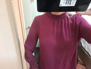 Blusa morada talla S
