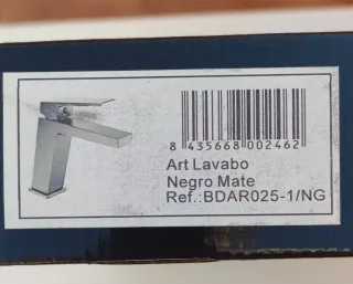 Grifo de lavabo negro