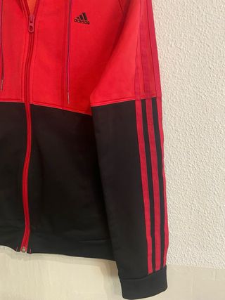 Chaqueta Adidas Mujer Roja y Negra