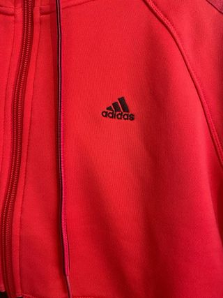 Chaqueta Adidas Mujer Roja y Negra