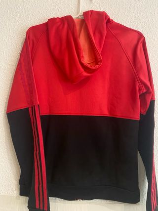 Chaqueta Adidas Mujer Roja y Negra