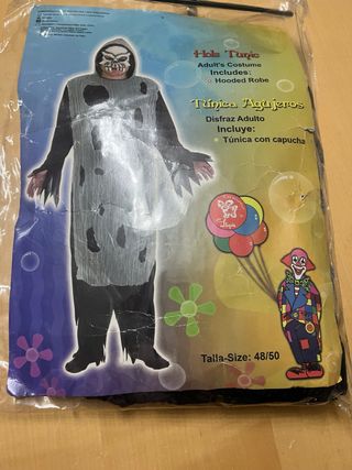 Disfraz Túnica Agujeros Adulto Talla L