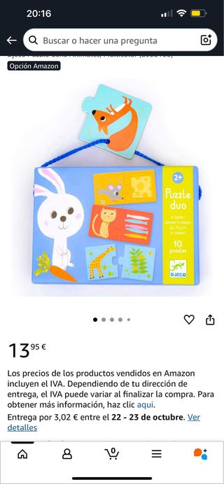 Puzzles y Rompecabezas para 2 Años  Janod, Goula..