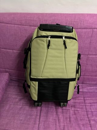 Mochila/Maleta Verde y Negra