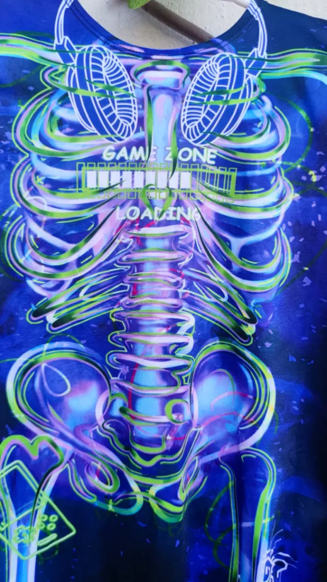 Disfraz esqueleto niño Halloween talla 110/116